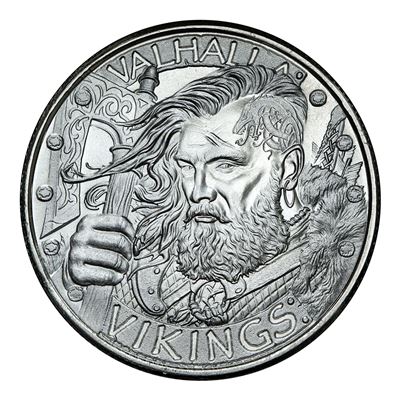 vikings silver round pure mason